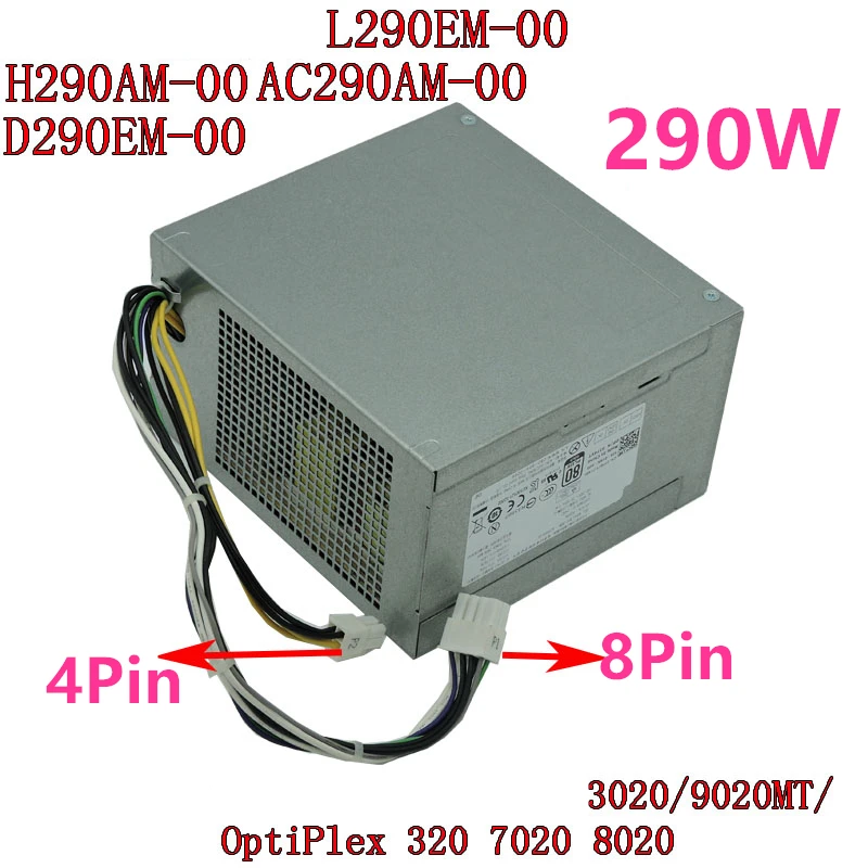 Original New PSU For Dell OptiPlex 7020 8020 9020 290W Power Supply AC290AM-00 AC290EM-00 L290EM-00 H290AM-00 PCB045 B290EM-01