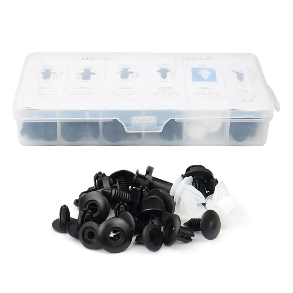 100 шт. разнообразные автомобильные крепежные зажимы фиксаторы для кузова