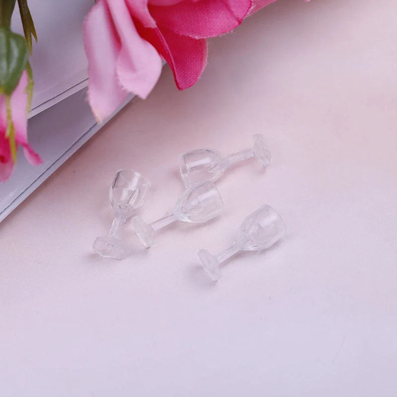 

Hot Sale 1 Set Hot sale Mini Wine Bottle With Four Glasses Doll house Cup Set Figure toy Resin Doll House Miniatures
