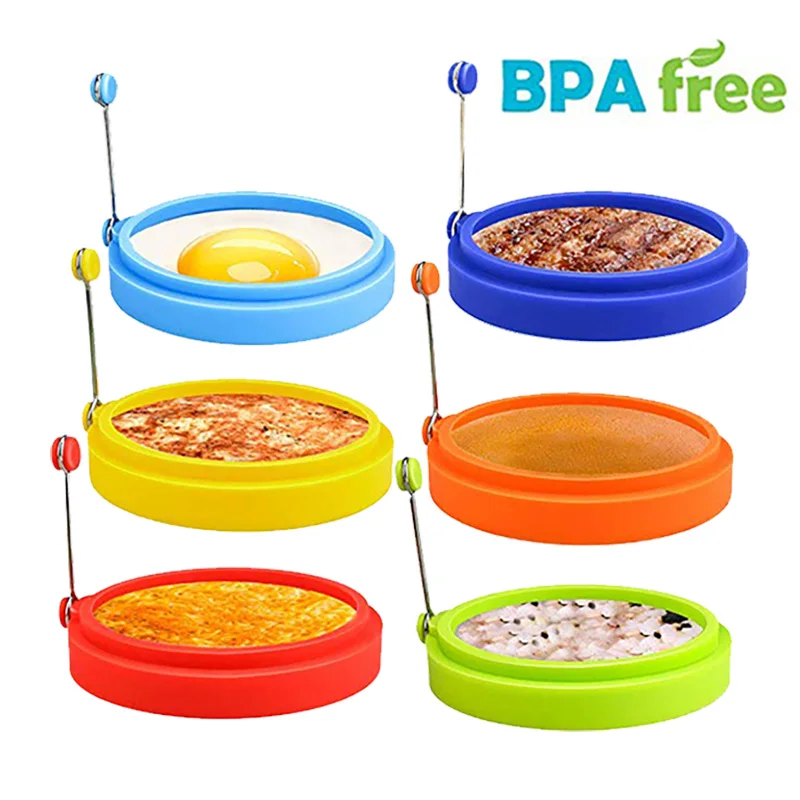 Яйцо круглый формирователь силиконовый жареный яичный блин кольцо омлет форма