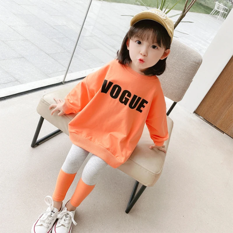 

Children Clothes Autumn Cartoon Girls Sets Long Sleeve Tracksuit 1- 6 Years hoodies Girls Clothing Sport Suit Kids Clothes Sets