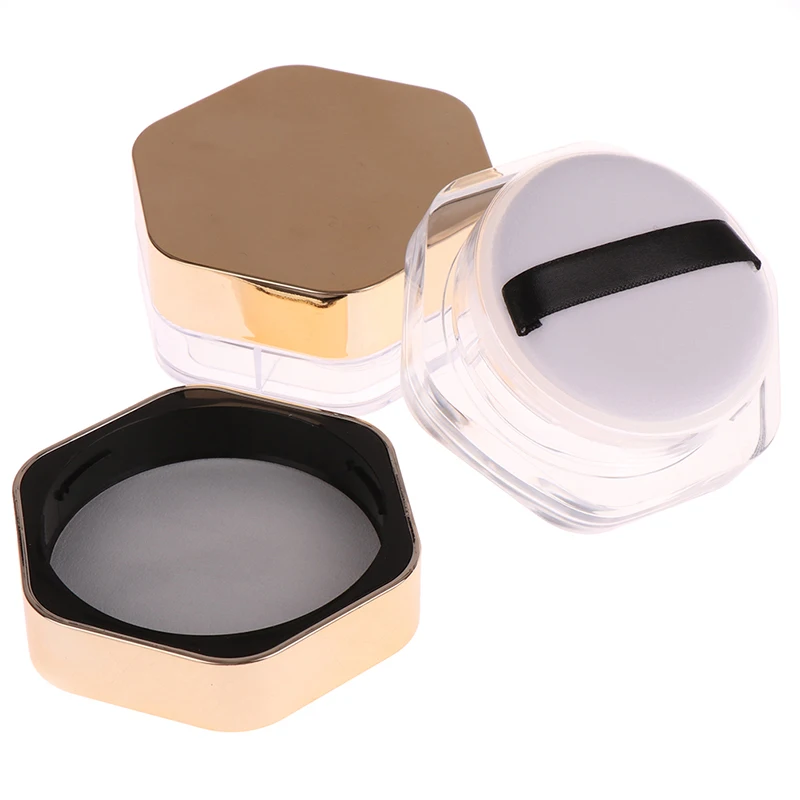 Портативный пластиковый контейнер для пудры 10 типов ручной Пустой свободный