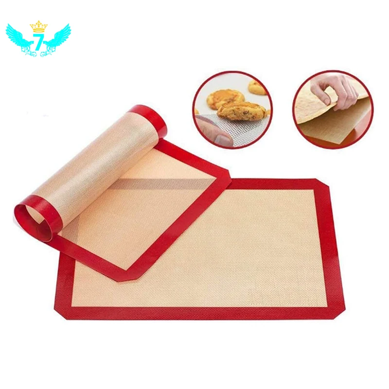 

Silicone Baking Mats Foil Oven Mats for Baking Non-Stick Silicone Reusable Oven Mats for Bake Pan Pastry/Pan/Cookie Tray TOB