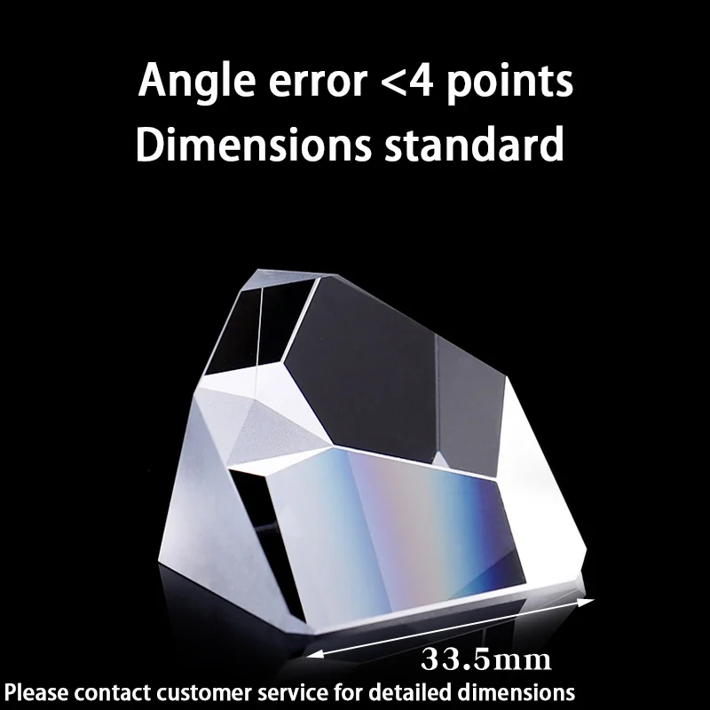 

Fast shipping 20pcs Right-angle roof prism 33.5mm rotating image prism special k9 material suitable for optical light path