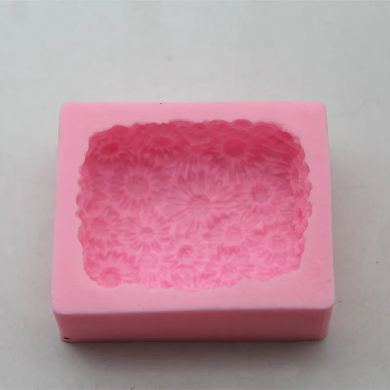 Цветочная форма для мыла сделай сам 3D силиконовая шоколада кухонные формы