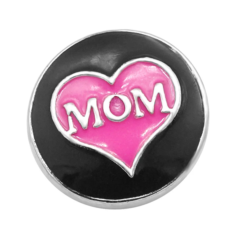 Цветы Стразы мам и детей семейные наряды Божья коровка 18 мм очаровательной