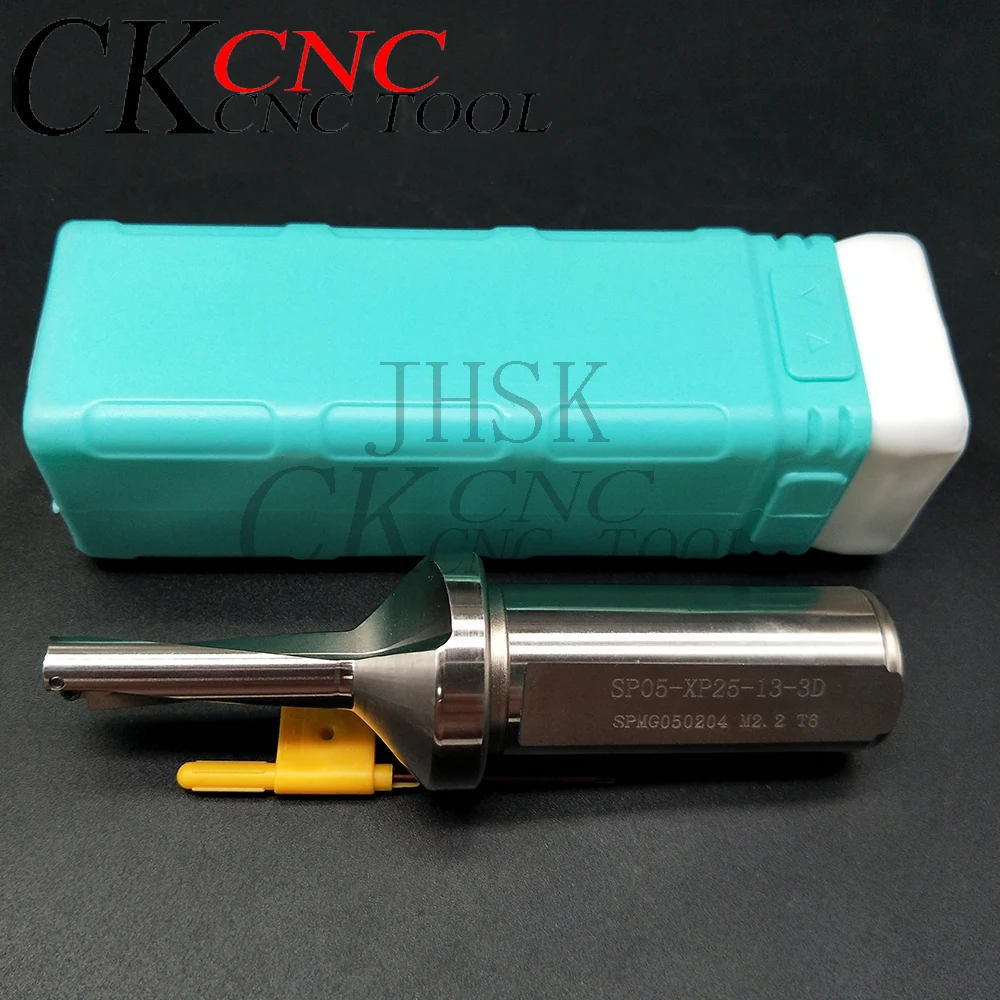 

SP series U drill 13mm 3D Shank diameter C25mm fast U Drill Indexable bit drilling for SPMG050204 blade Machinery Lathes CNC