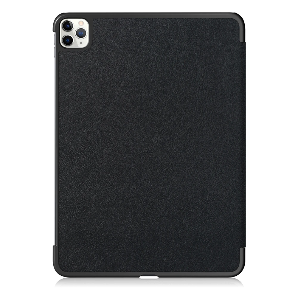 For iPad Pro 11 Inch 2020 Case With Pencil Holder Smart PU Leather Trifold Stand + PC Hard Back Cover | Компьютеры и офис