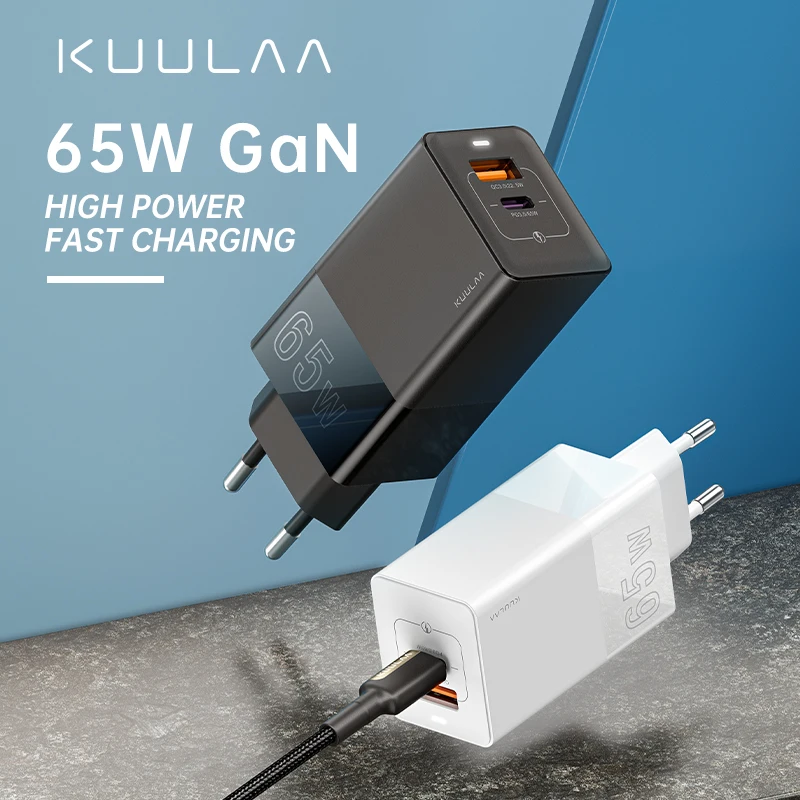 новый kuulaa 65 вт quick charge 40 30 кабель с разъе