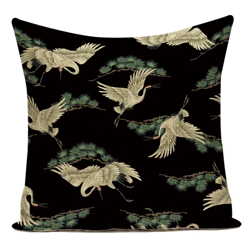 

Чехол для диванной подушки LSQDVQ, лен/хлопок, животные, 45x45 см