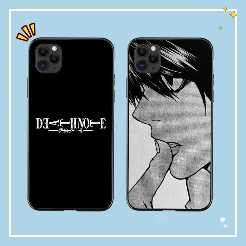 

Anime Death Note Phone Case for iphone 13 8 7 6 6S Plus X 5S SE 2020 XR 11 12 mini pro XS MAX