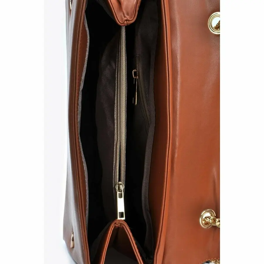 

Bags for Women 2021 Fashion VZON AYK Women's tan shoulder bag vznc-006k Woman Shoulder bag Brown Free Shipping