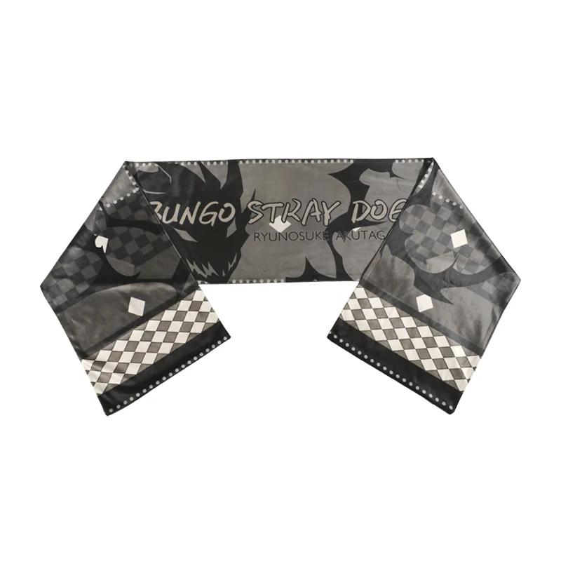 

Anime Bungo Stray Dogs Nakajima Atsushi Cosplay Men Women Autumn Winter Warm Soft Neckerchief Student Fashion Scarf Xmas Gifts