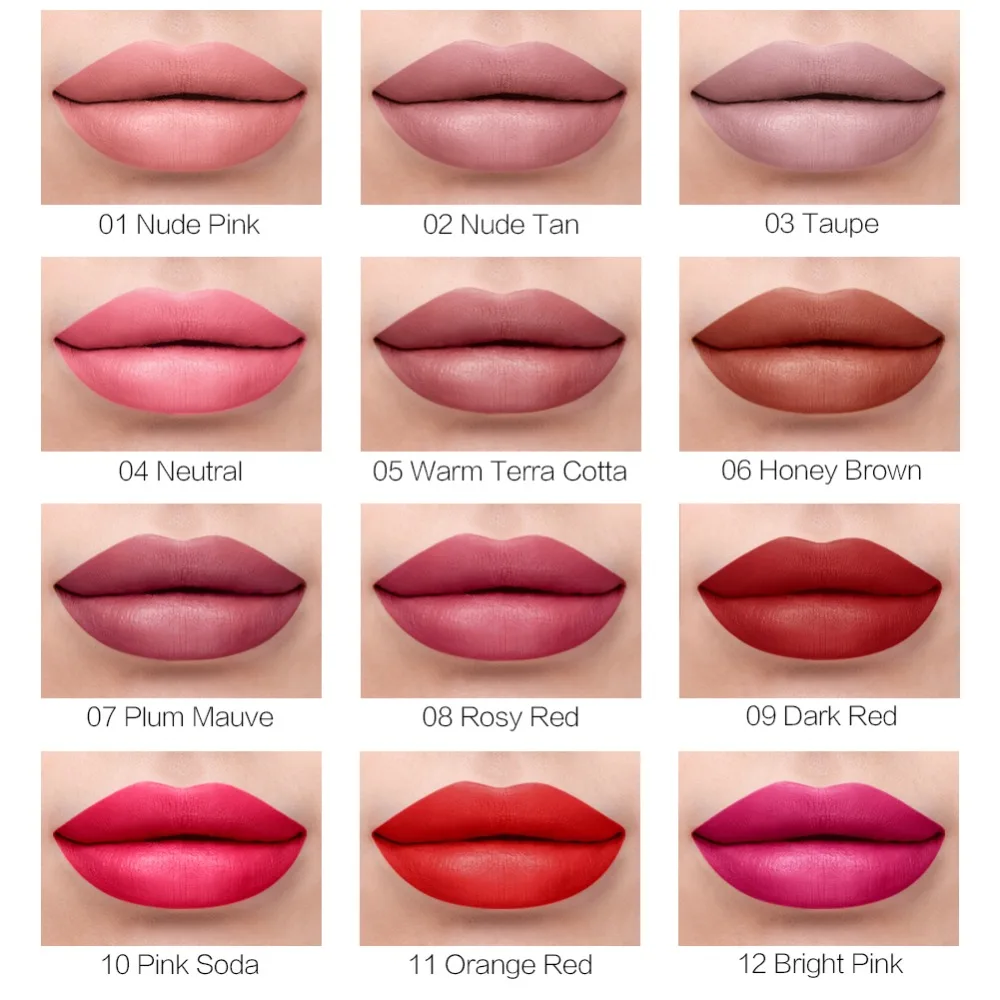 SACE LADY Matte Lipstick Makeup 23 Color Long Lasting Liquid Lip Stick Nude Tint Make Up Waterproof Gloss Brand Cosmetic |