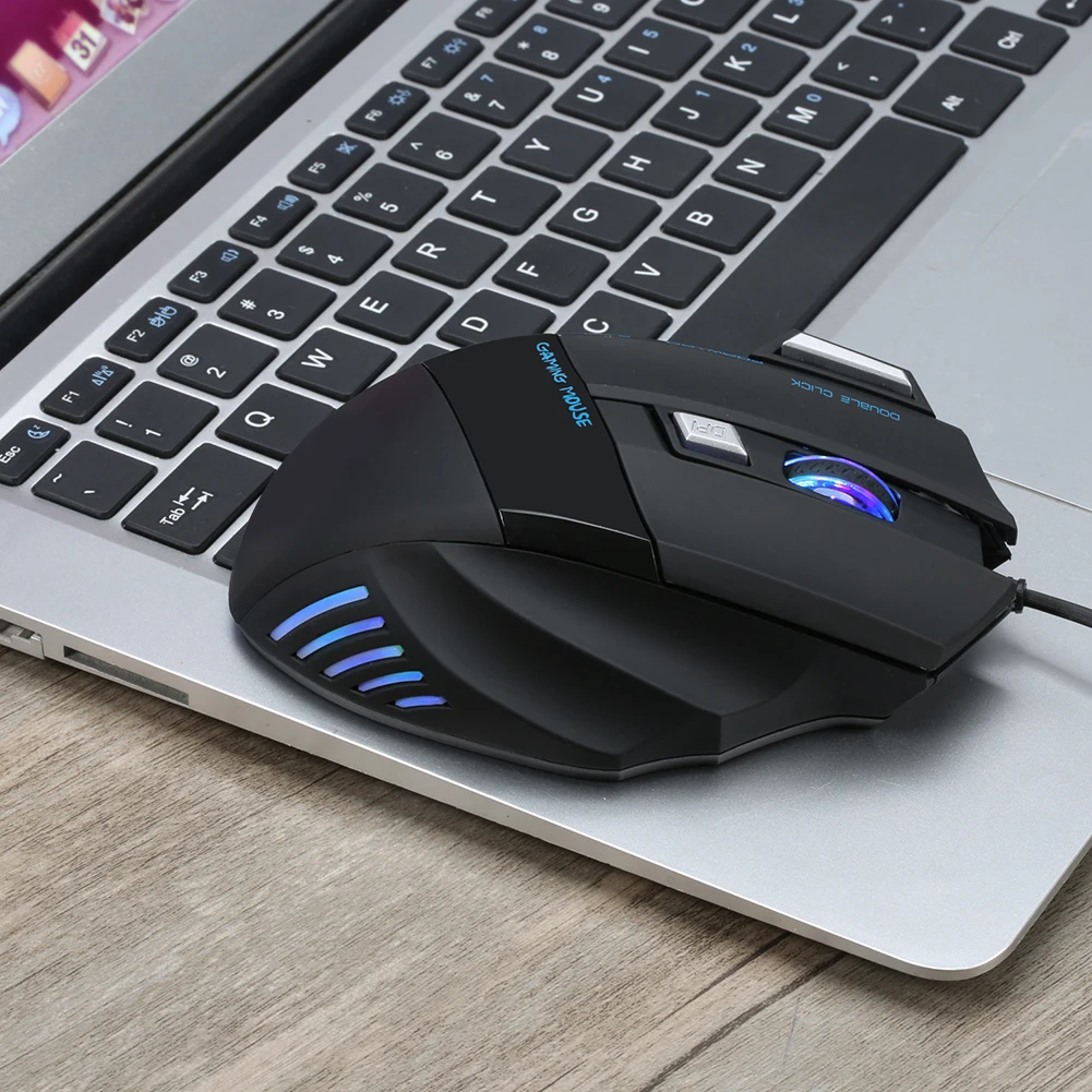 Мышь игровая Проводная USB 5500DPI 7 кнопок|Мыши| |