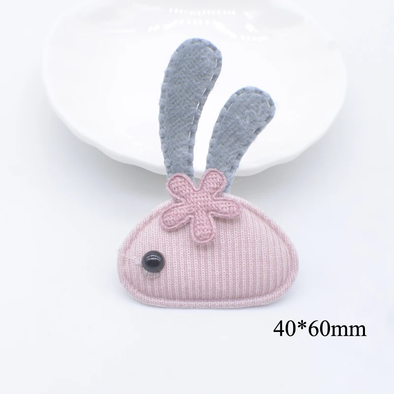 10 шт. ткань с подкладкой голова бабочки кошки мыши кролика смоляными