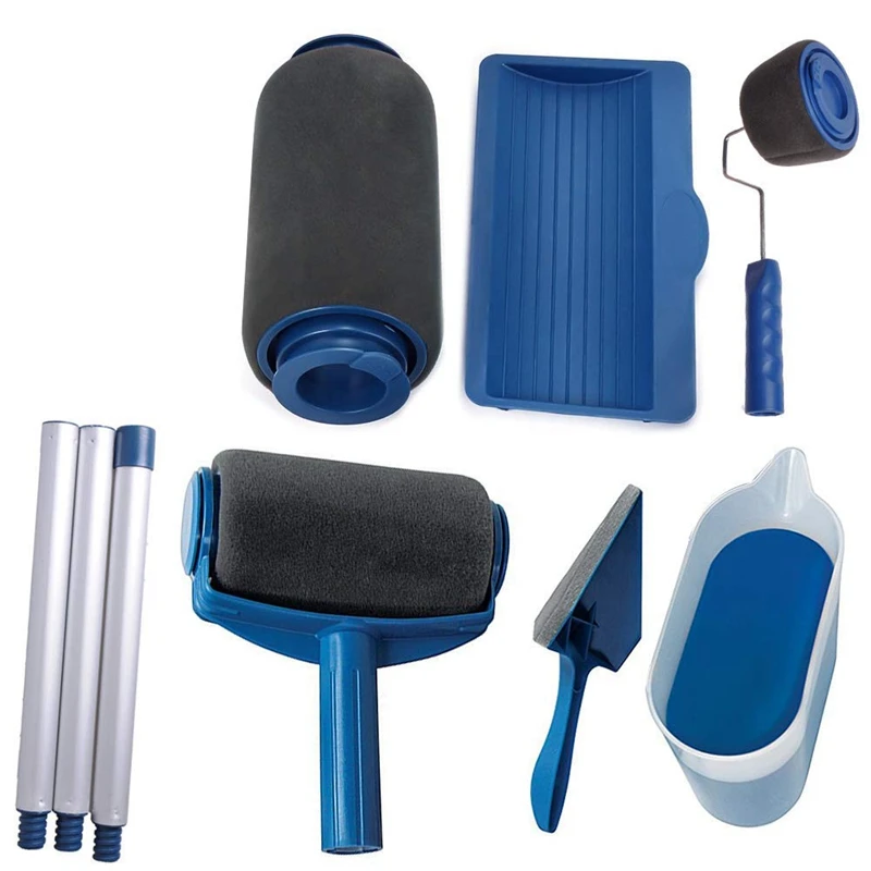 9 шт./компл. краскопульт для роликовых кисточек инструмент удаления красок на