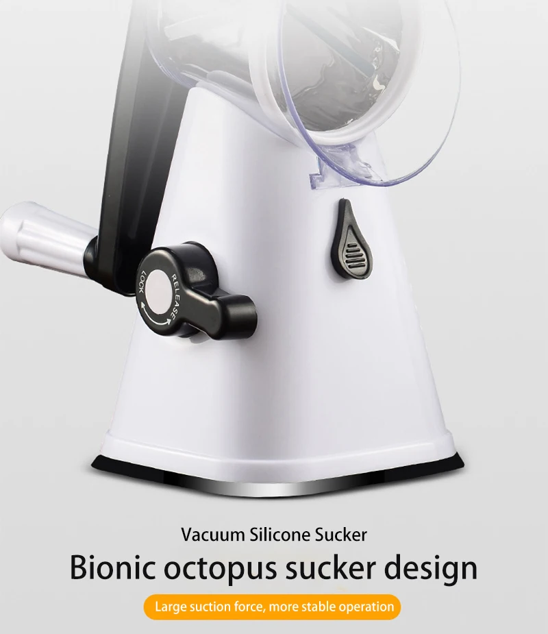 3 в 1 многофункциональная барабанный резак для резки Поворотная Терка Еда