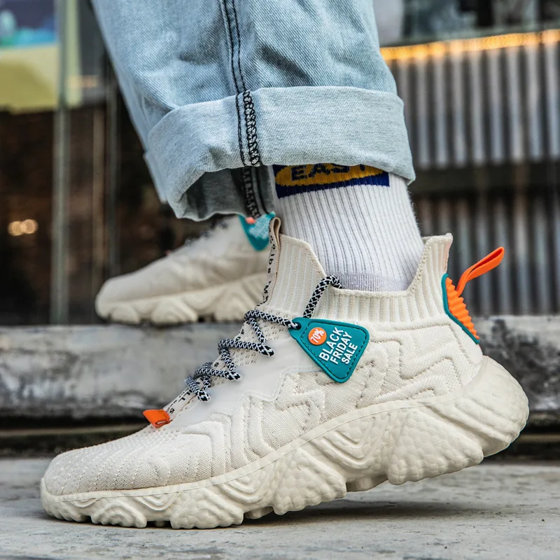 

Мужские кроссовки для бега, удобная спортивная обувь, модная нескользящая подошва, высококачественная повседневная обувь, обувь для тренир...