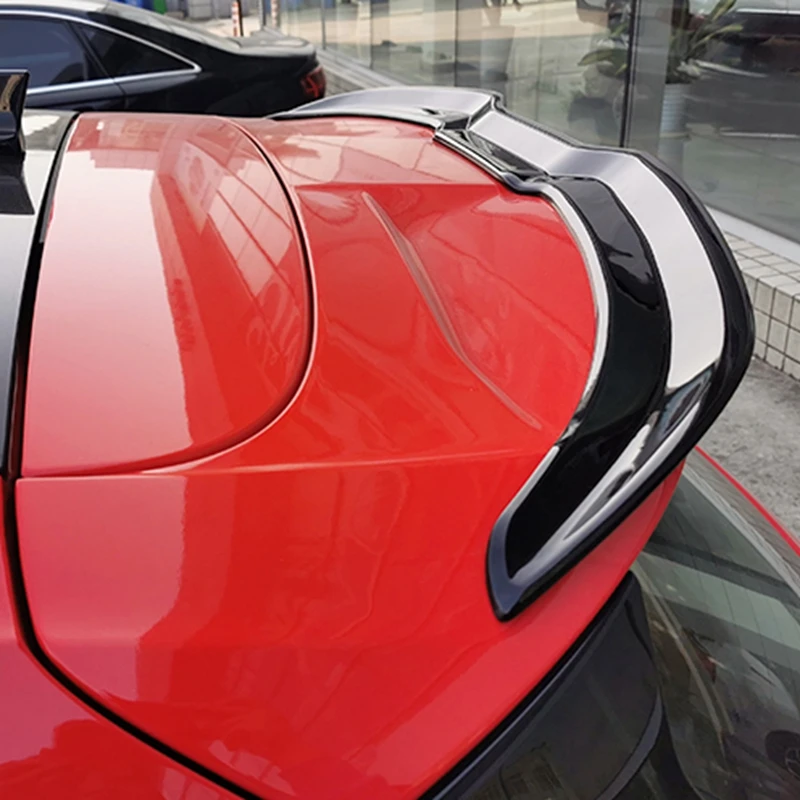 

for 2019 2020 focus ST Hatchback 4D small spoiler high quality ABS Texture carbon fiber Special auto Accessories