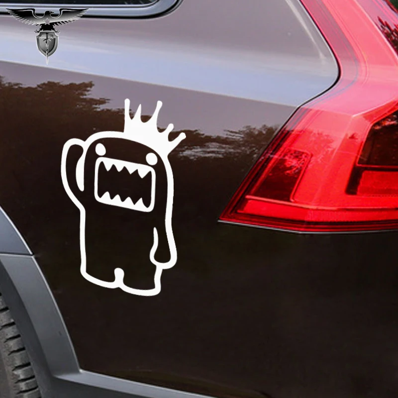 

EmpireYing 3 Sizes 8 Colors Cool Cartoon Style Crown Salute Domo Funny Car Sticker Truck Laptop Kayak Decor Vinyl Decal Gifts