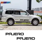 Двухсторонняя графическая виниловая наклейка, наклейка для Mitsubishi Pajero, полосы для дверей автомобиля