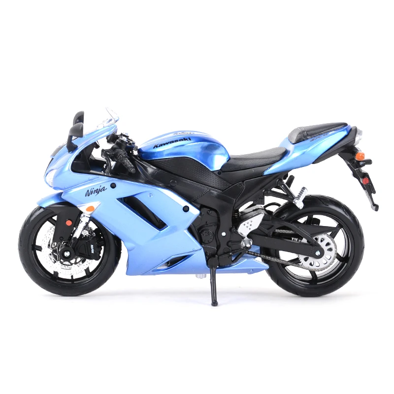 Maisto 1:12 Kawasaki Ninja Blue Синий литой под давлением модель мотоцикла из сплава игрушки