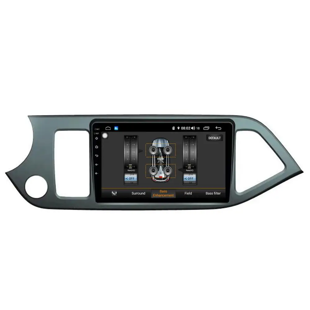COIKA 9 &quotAndroid 8 0 Система Автомобильный сенсорный экран стерео для Kia Morning 2011 2015 gps
