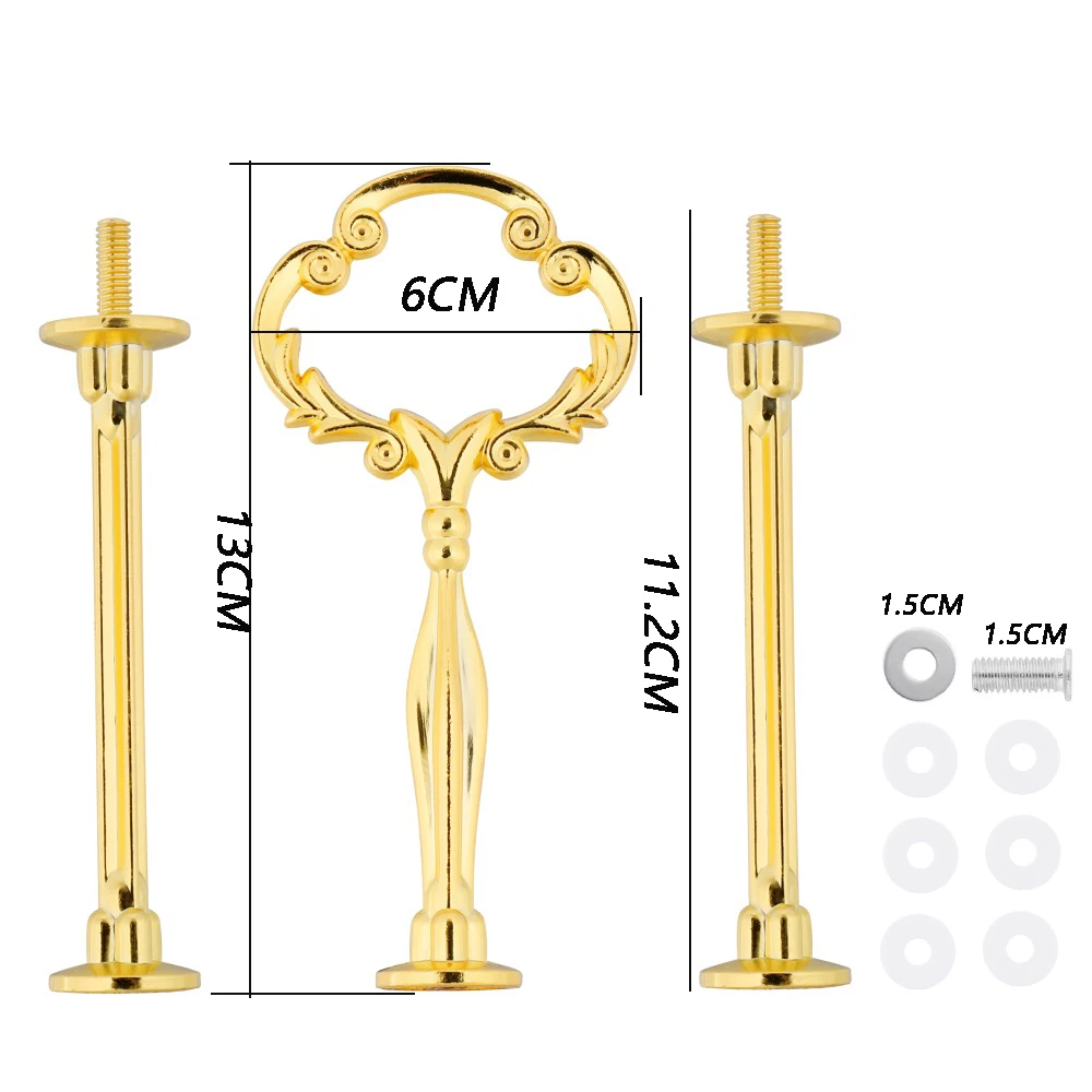 

Металлическая 3-х уровневая подставка для торта