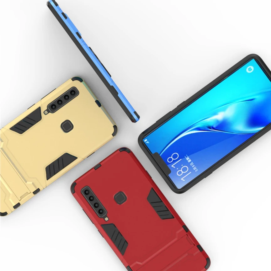 Bracket Iron Man Anti-fall Set Armor Mobile Shell FOR:Samsung A2 A3 A5 A6 A7 A8 A9S S5 Core plus star Pro Business Phone Case | Мобильные