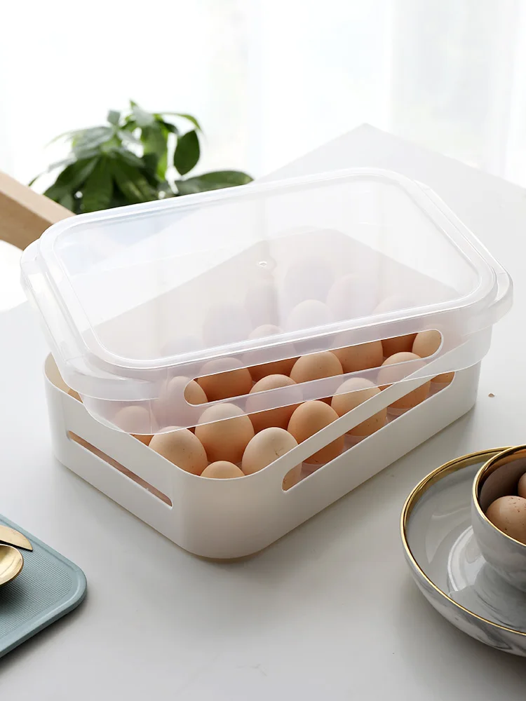 

Kitchen Refrigerator Egg Storage Box Breathable Preservation Storage Box Household Sundries Storage Box