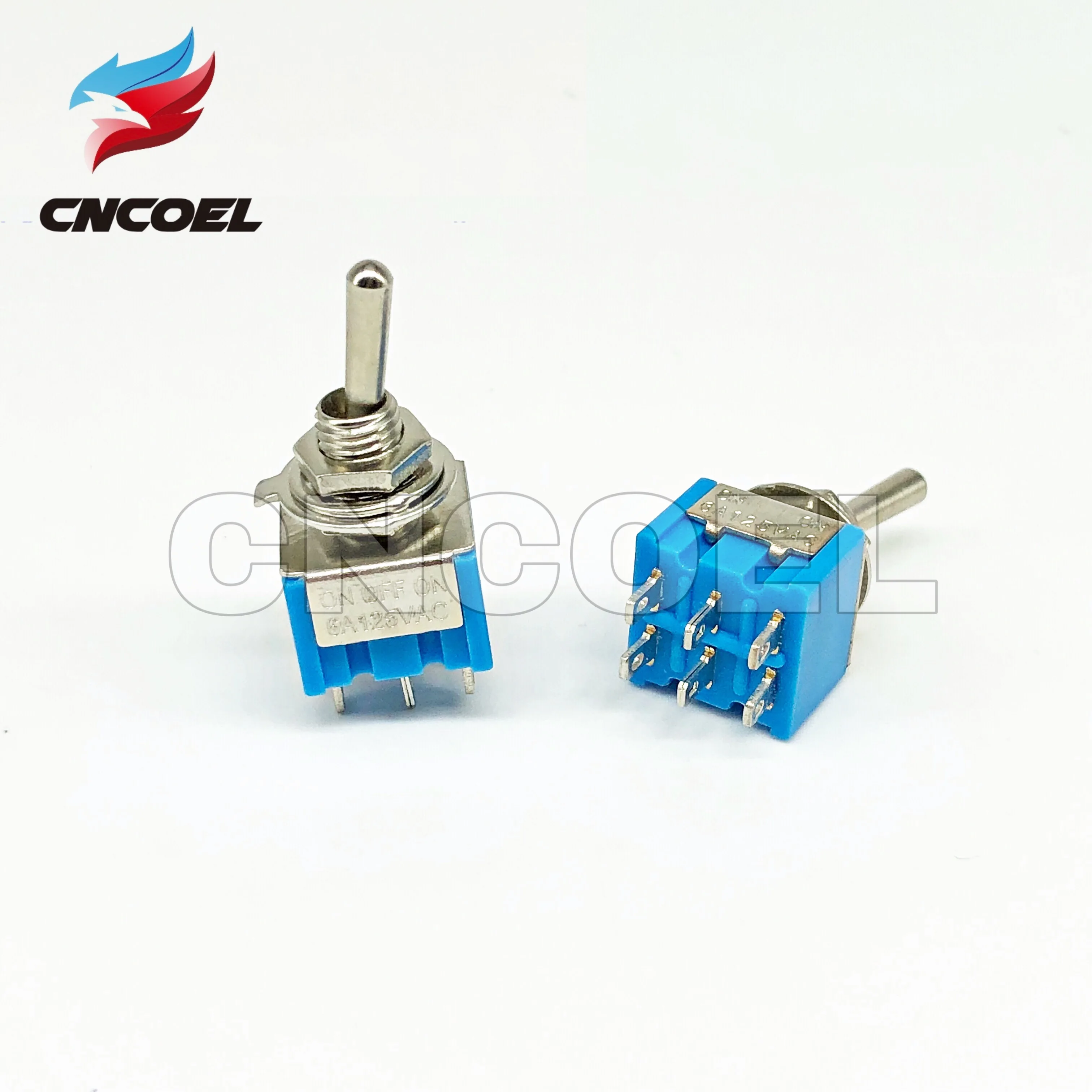 Мини-переключатель SPDT 6A 125vac 5 шт. 3-позиционный 6-контактный 6-мм вкл. ВЫКЛ.-вкл. |