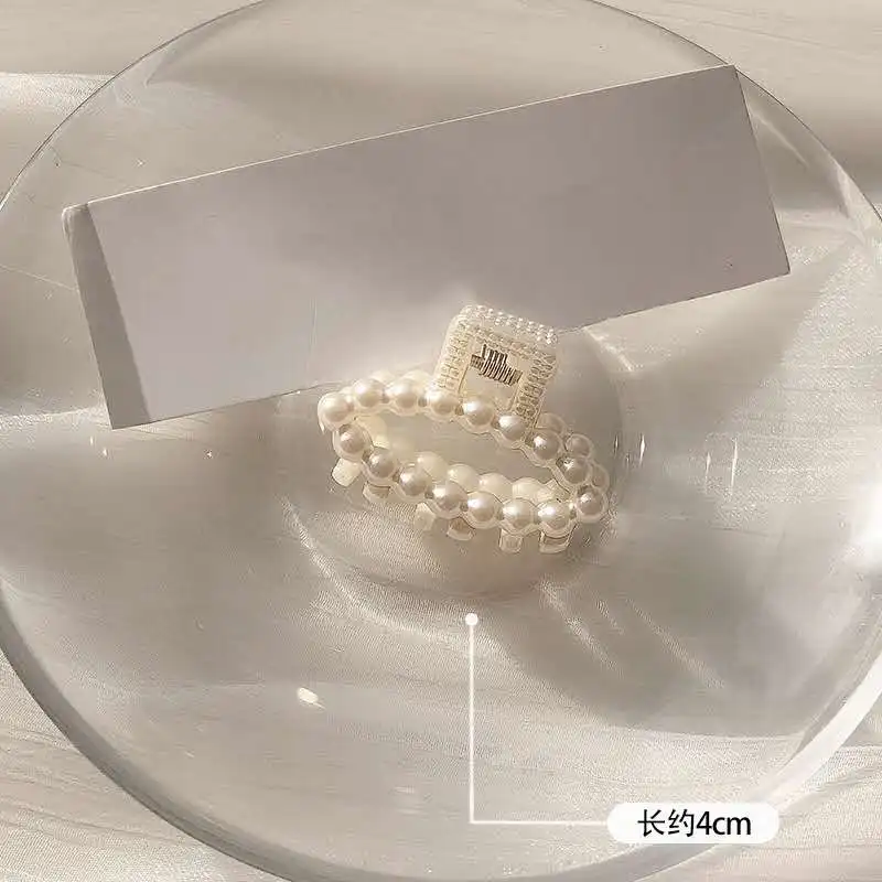 Горячая маленькая жемчужная заколка для волос головы на спине Корейская Новая