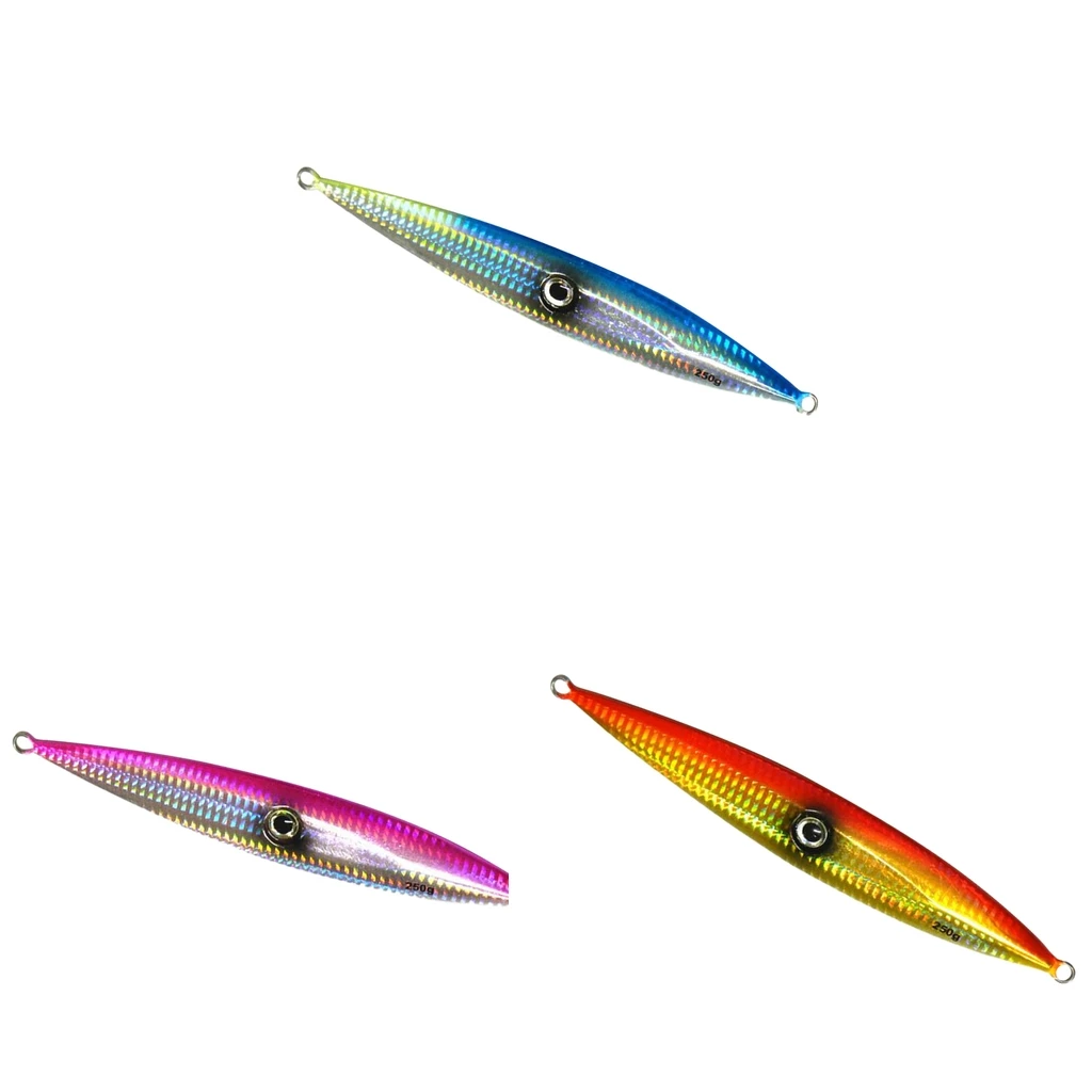 250g 19.5cm Metal Fishing Lure Vertical Jigging Bait Hard Heavy Weight Crankbait for Casting | Спорт и развлечения