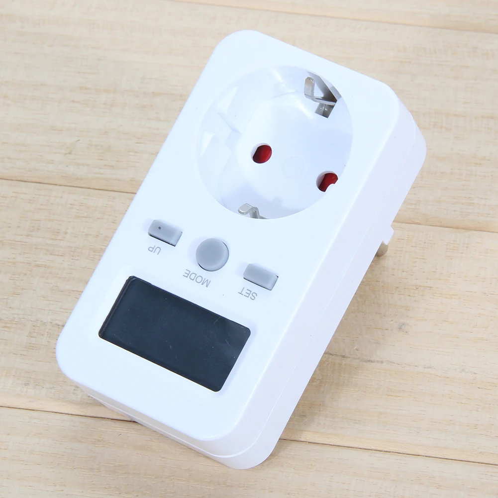 Digital Wattmeter LCD Energy Monitor Power Meter Electricity Electric Measuring Outlet Analy Usage Monitoring Socket EU | Обустройство