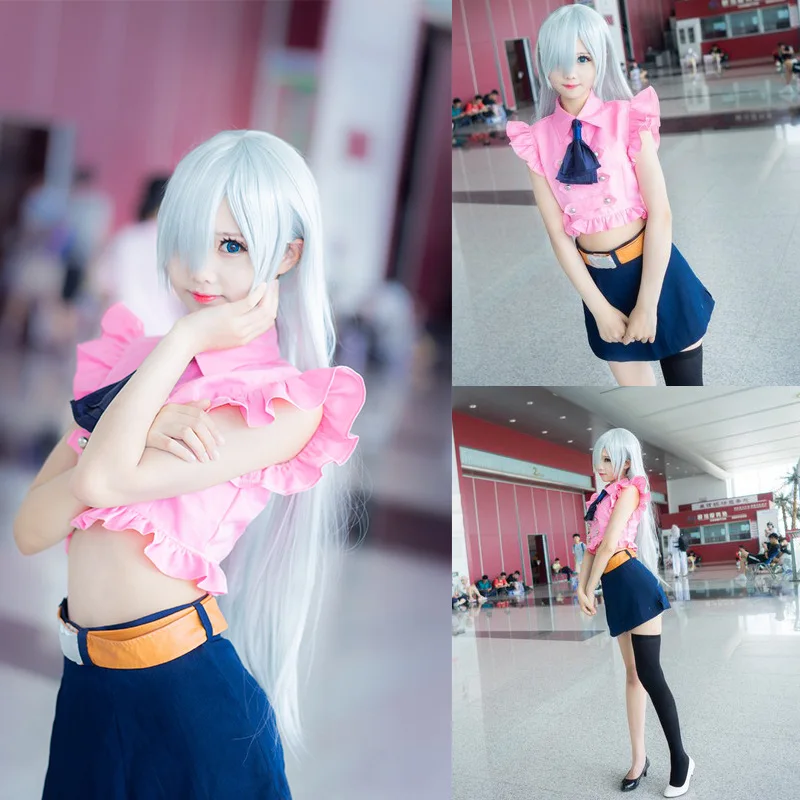 Костюмы для косплея Семь смертных грехов из аниме Элизабет лионы милые женские