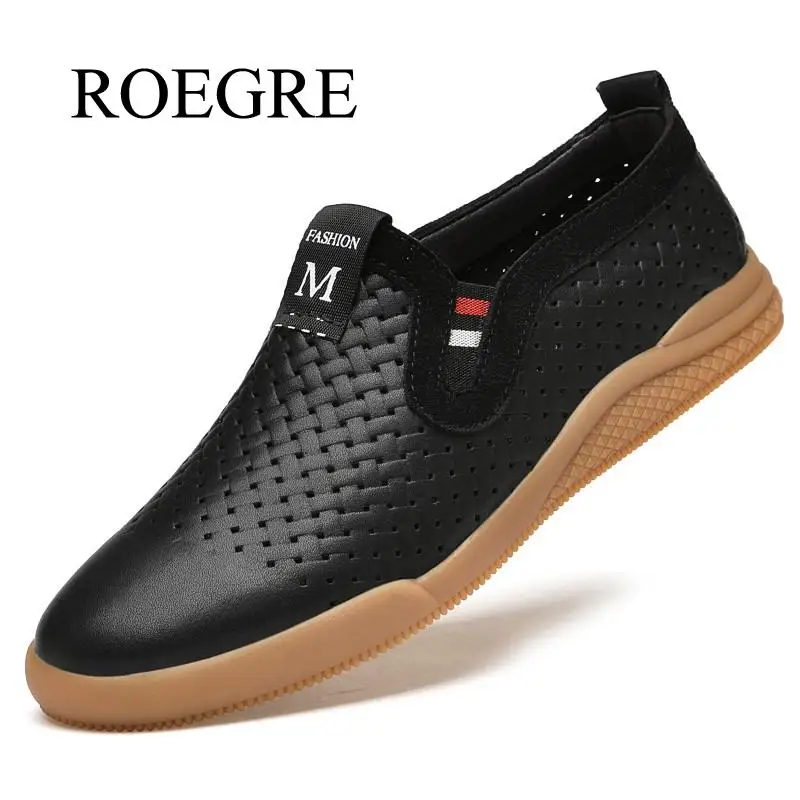 

2021 New Fashion Leather Shoes For Men New Slip On Loafers Plus Size 35-46 Casual Driving Shoes Business Shoes Sneaker Male