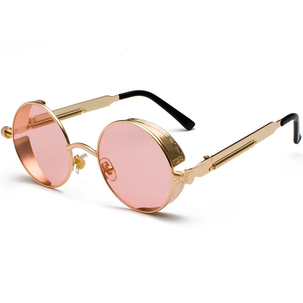 2020 металлические солнцезащитные очки в стиле стимпанк для мужчин и женщин модные