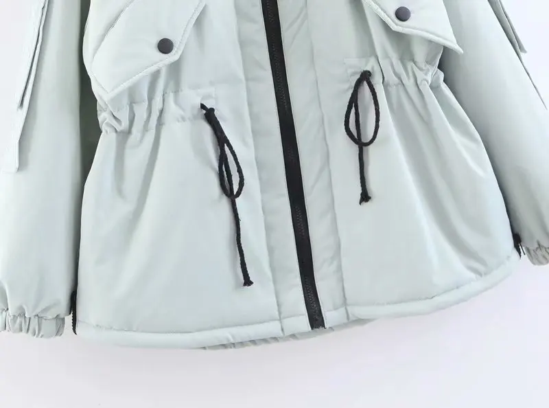 Новая зимняя парка для женщин модное женское теплое пальто с длинным рукавом и