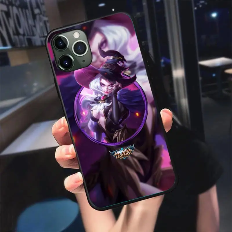 

Mobile Legends Phone Case For iphone 7 8 plus x xr xs 11 12 mini pro max black soft nax fundas cover