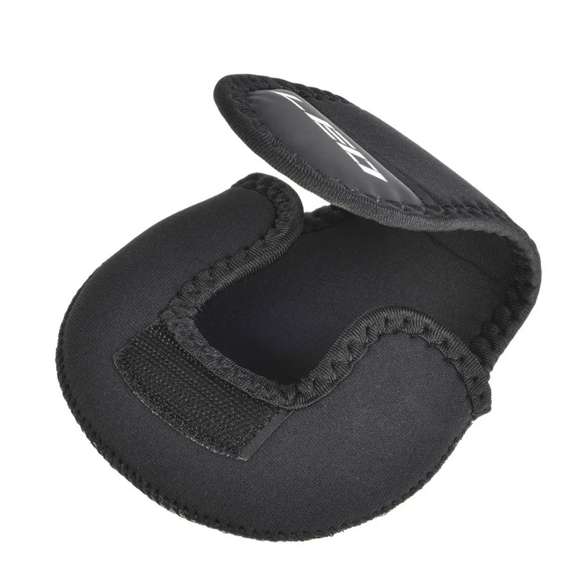 Портативная черная защитная сумка для спиннинговой рыболовной катушки чехол