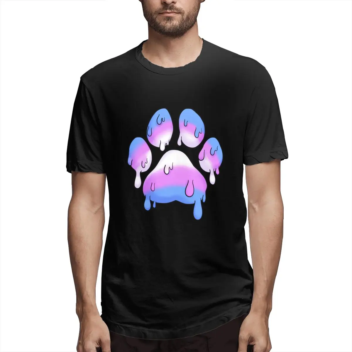 

Мужская футболка с коротким рукавом и графическим принтом