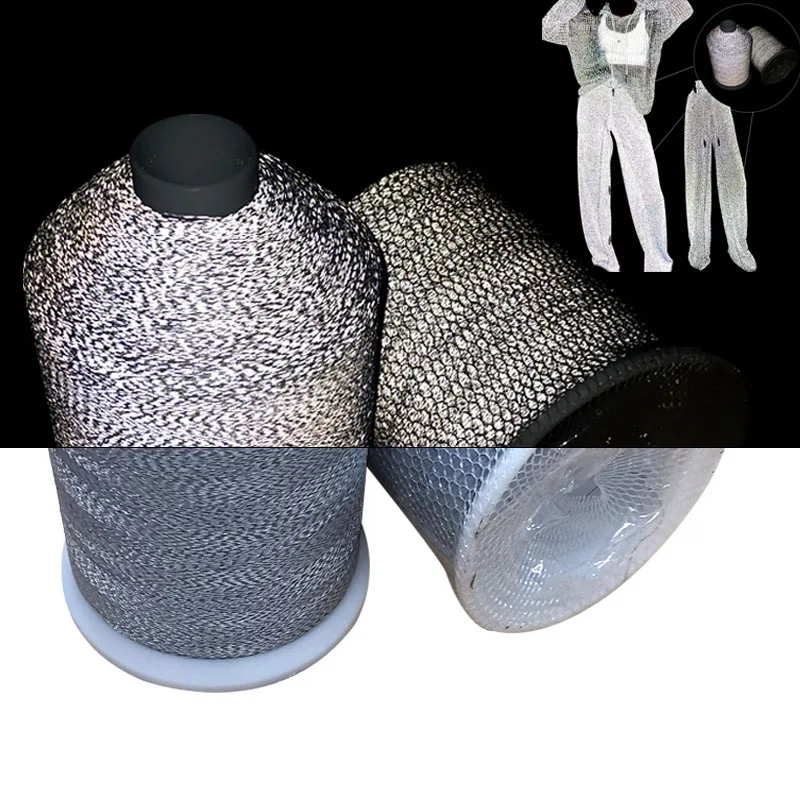 Катушки из полиэстера нейлоновый светоотражающий рулон нитей для шитья