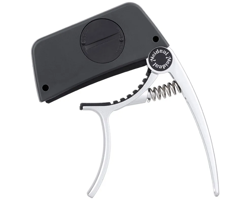 Многофункциональный 2 в 1 гитарный тюнер с ЖК-дисплей быстрая смена ключа