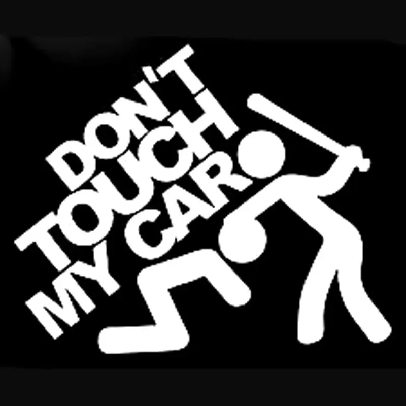 

Don't Touch My Car Sticker JDM Slammed Decals Windshield Bumper Motorcycle Decal KK Vinyl Cover Scratches Waterproof PVC