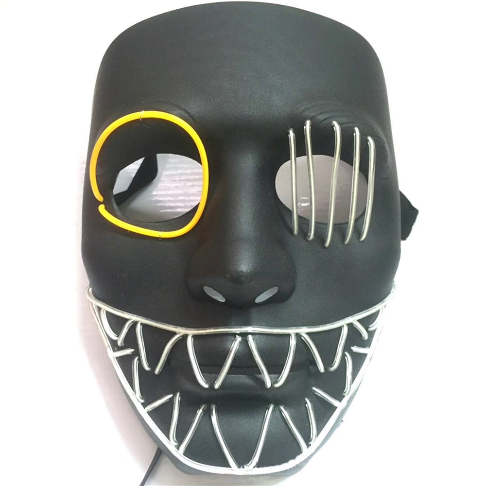 Светодиодный светильник на Хэллоуин Вечерние Маски с кисточками и