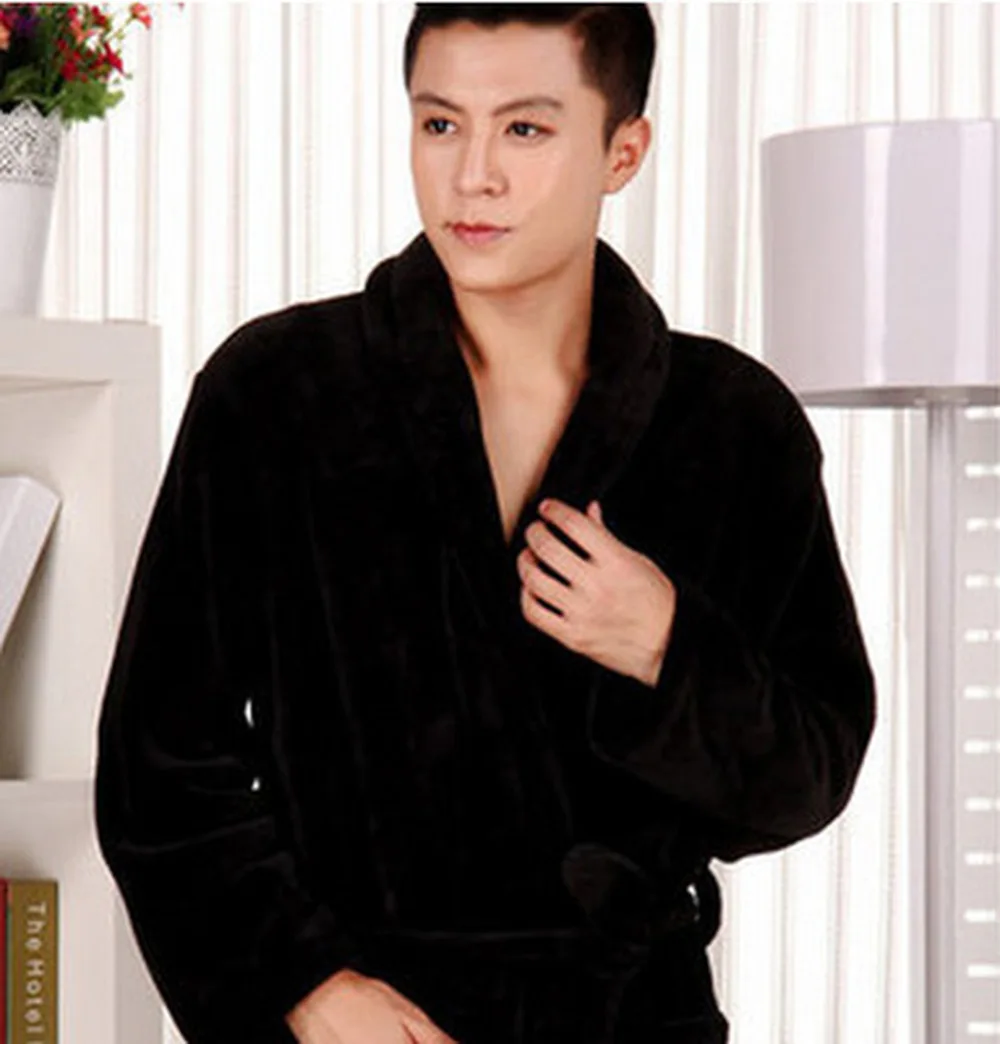 LISN 2018 осенняя и зимняя горячая Распродажа халат толстый коралловый флис