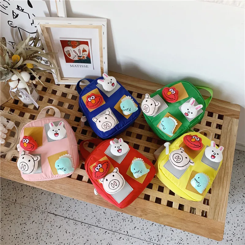Новый мультяшный рюкзак для мальчиков и девочек прекрасная модная сумка милые