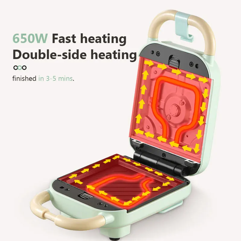 

Multifunction Waffle maker Replaceable Donut Cake Eggette grill Non-stick coating Sandwich making machine multi baker appliance