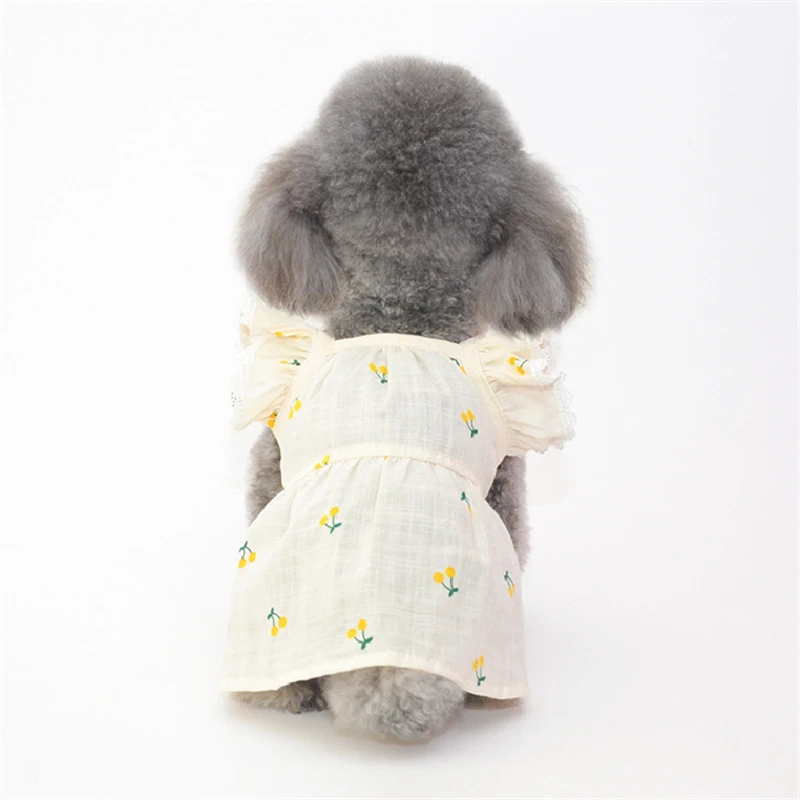 

Dogs Summer Cute Dress Small Puppy Chihuahua Poodle Maltese Clothes